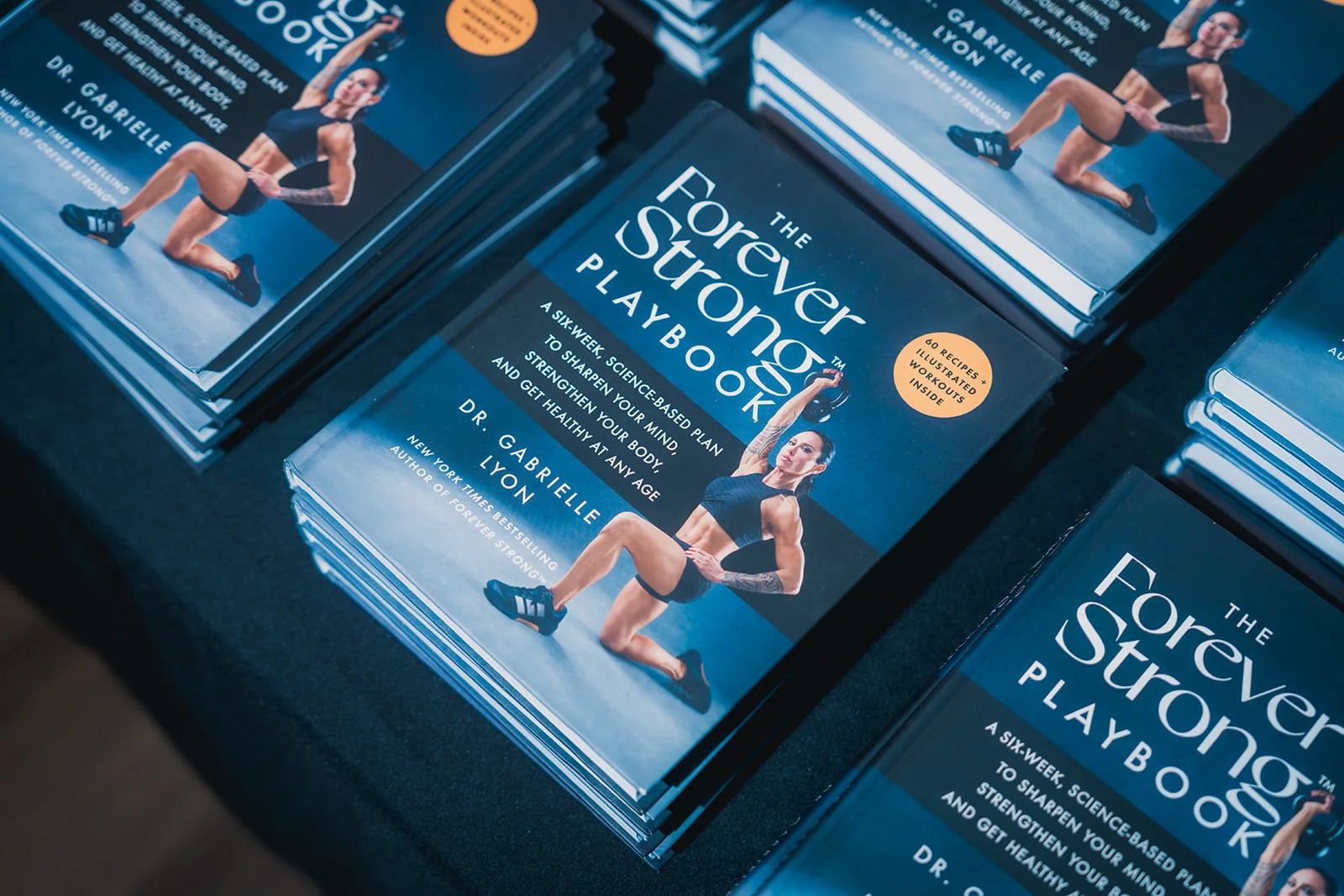 The Forever Strong Playbook, stacked at the launch