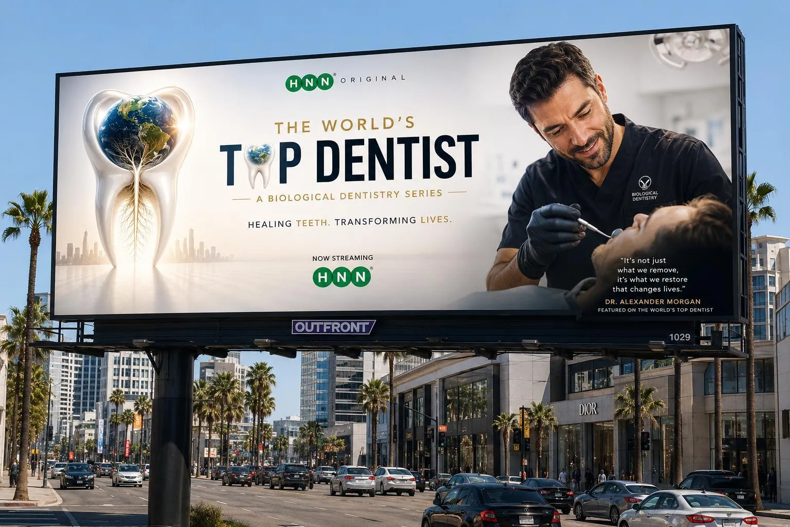 Billboard concept for The World’s Top Dentist